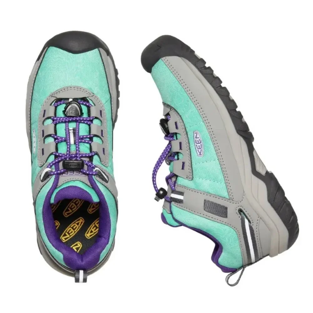 Keen Big Kids' Targhee Sport Vent Shoe Waterfall Vapor Size 2